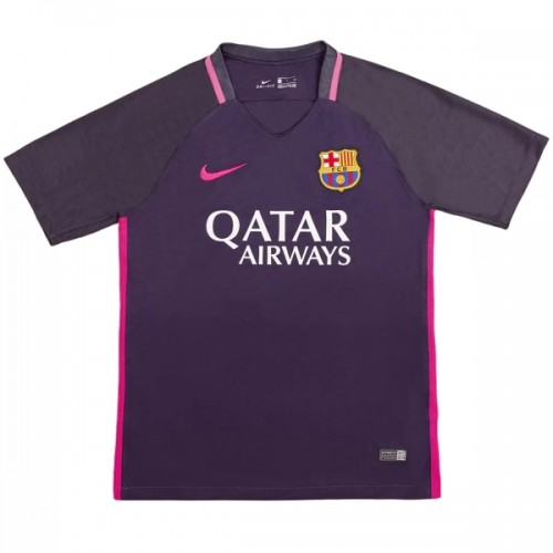 Maglia ufficiale Barcellona 2016-17 Trasferta Retro per Uomo Maglia ufficiale Barcellona 2016-17 Trasferta Retro per Uomo