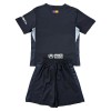 Maglia da Calcio Portiere Barcellona 2025-26 Nera per Bambino