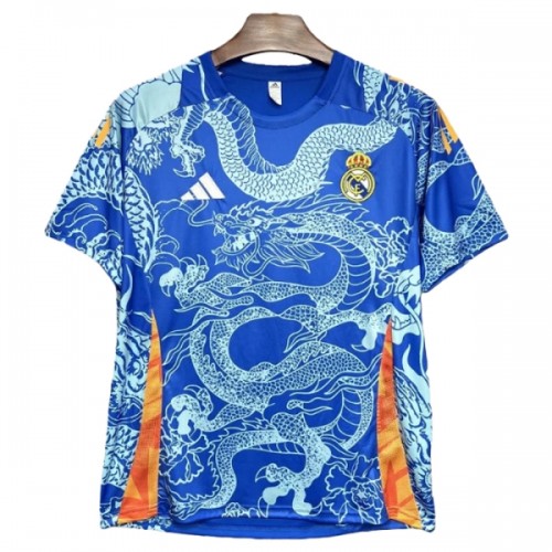 Maglia ufficiale Real Madrid Dragon Special Edition 2025-26 Blu per Uomo Maglia ufficiale Real Madrid Dragon Special Edition 2025-26 Blu per Uomo