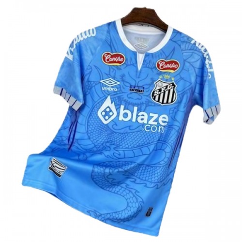 Maglia ufficiale Santos FC Dragon 2025-26 Blu per Uomo Maglia ufficiale Santos FC Dragon 2025-26 Blu per Uomo