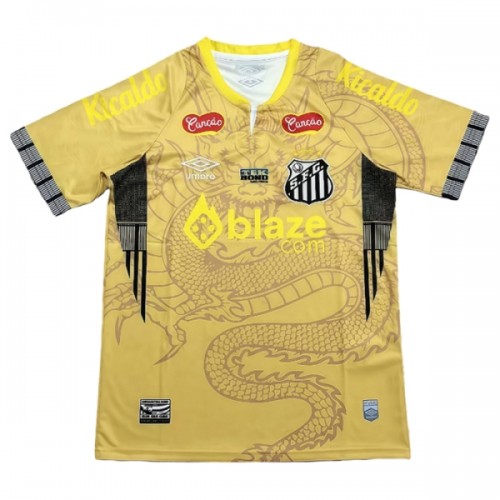 Maglia ufficiale Santos FC Dragon 2025-26 Gialla per Uomo Maglia ufficiale Santos FC Dragon 2025-26 Gialla per Uomo