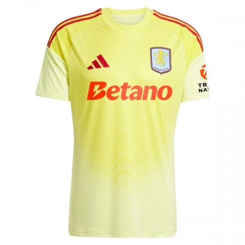Maglia da Calcio Portiere Aston Villa 2025-26 Gialla per Uomo Maglia da Calcio Portiere Aston Villa 2025-26 Gialla per Uomo