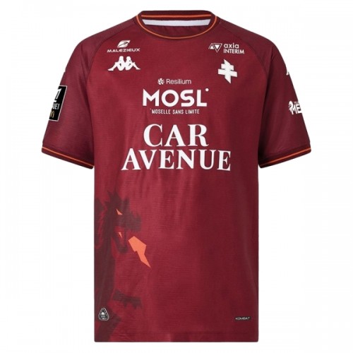 Maglia ufficiale FC Metz Casa 2025-26 per Uomo Maglia ufficiale FC Metz Casa 2025-26 per Uomo