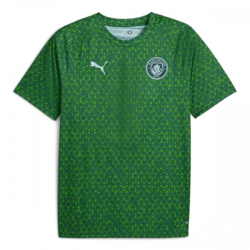 Maglia ufficiale Manchester City Pre-Match 2025-26 Verde per Uomo Maglia ufficiale Manchester City Pre-Match 2025-26 Verde per Uomo