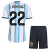 Maglia ufficiale Argentina Lautaro Martinez 22 Casa Mondiali 2026 per Bambino