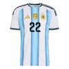 Maglia ufficiale Argentina Lautaro Martinez 22 Casa Mondiali 2026 per Uomo