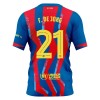 Maglia ufficiale Barcellona F. De Jong 21 4th 2025-26 per Bambino