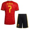 Maglia ufficiale Belgio De Bruyne 7 Casa Mondiali 2026 per Bambino