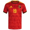 Maglia ufficiale Belgio Openda 19 Casa Mondiali 2026 per Uomo