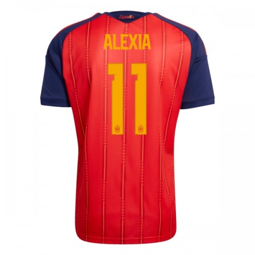 Maglia ufficiale Spagna Alexia 11 Casa Mondiali 2026 per Uomo Maglia ufficiale Spagna Alexia 11 Casa Mondiali 2026 per Uomo