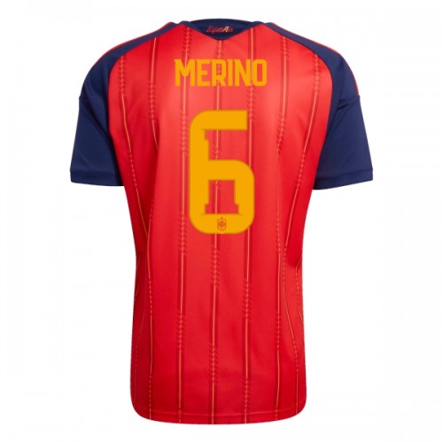 Maglia ufficiale Spagna Merino 6 Casa Mondiali 2026 per Uomo Maglia ufficiale Spagna Merino 6 Casa Mondiali 2026 per Uomo