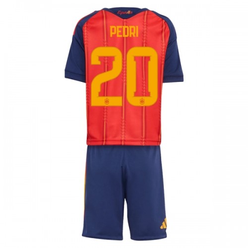 Maglia ufficiale Spagna Pedri 20 Casa Mondiali 2026 per Bambino Maglia ufficiale Spagna Pedri 20 Casa Mondiali 2026 per Bambino