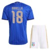 Maglia ufficiale Italia Barella 18 Casa Mondiali 2026 per Bambino Maglia ufficiale Italia Barella 18 Casa Mondiali 2026 per Bambino