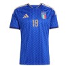 Maglia ufficiale Italia Barella 18 Casa Mondiali 2026 per Uomo