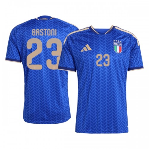 Maglia ufficiale Italia Bastoni 23 Casa Mondiali 2026 per Uomo Maglia ufficiale Italia Bastoni 23 Casa Mondiali 2026 per Uomo