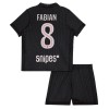 Maglia ufficiale Paris Saint Germain Fabian 8 4th Jordan 2025-26 per Bambino