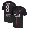 Maglia ufficiale Paris Saint Germain Fabian 8 4th Jordan 2025-26 per Uomo