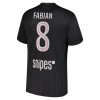 Maglia ufficiale Paris Saint Germain Fabian 8 4th Jordan 2025-26 per Uomo