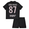Maglia ufficiale Paris Saint Germain Joao Neves 87 4th Jordan 2025-26 per Bambino Maglia ufficiale Paris Saint Germain Joao Neves 87 4th Jordan 2025-26 per Bambino