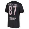 Maglia ufficiale Paris Saint Germain Joao Neves 87 4th Jordan 2025-26 per Uomo