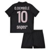 Maglia ufficiale Paris Saint Germain O. Dembele 10 4th Jordan 2025-26 per Bambino