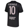 Maglia ufficiale Paris Saint Germain O. Dembele 10 4th Jordan 2025-26 per Uomo