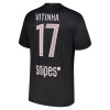 Maglia ufficiale Paris Saint Germain Vitinha 17 4th Jordan 2025-26 per Uomo