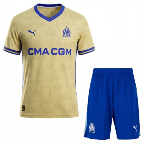 Maglia ufficiale Olympique de Marseille 4th 2025-26 per Bambino Maglia ufficiale Olympique de Marseille 4th 2025-26 per Bambino