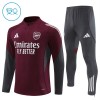 Arsenal Felpe da Allenamento Quarto-Zip 2025-26 Rossa per Bambino Arsenal Felpe da Allenamento Quarto-Zip 2025-26 Rossa per Bambino