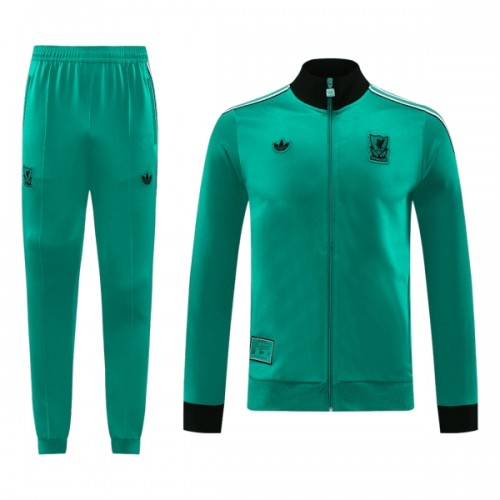Liverpool Tuta Rappresentanza 2025-26 Verde per Uomo Liverpool Tuta Rappresentanza 2025-26 Verde per Uomo