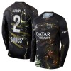 Maglia da Calcio a Maniche Lunghe Paris Saint Germain Hakimi 2 Night Edition 2025-26 per Uomo