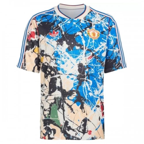 Maglia ufficiale Manchester United Stone Roses Special Edition 2025-26 per Uomo Maglia ufficiale Manchester United Stone Roses Special Edition 2025-26 per Uomo