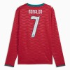 Maglia da Calcio a Maniche Lunghe Portogallo Ronaldo 7 Casa Mondiali 2026 per Uomo Maglia da Calcio a Maniche Lunghe Portogallo Ronaldo 7 Casa Mondiali 2026 per Uomo