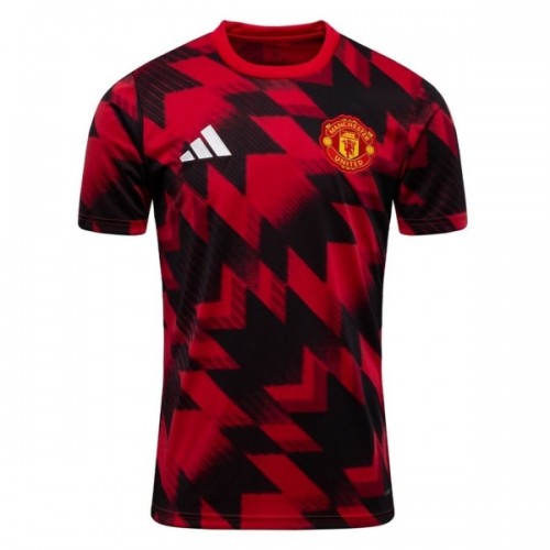 Maglia ufficiale Manchester United Pre-Match 2025-26 Rossa per Uomo Maglia ufficiale Manchester United Pre-Match 2025-26 Rossa per Uomo