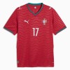 Maglia ufficiale Portogallo Rafael Leao 17 Casa Mondiali 2026 per Uomo