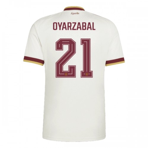 Maglia ufficiale Spagna Oyarzabal 21 Trasferta Mondiali 2026 per Uomo Maglia ufficiale Spagna Oyarzabal 21 Trasferta Mondiali 2026 per Uomo