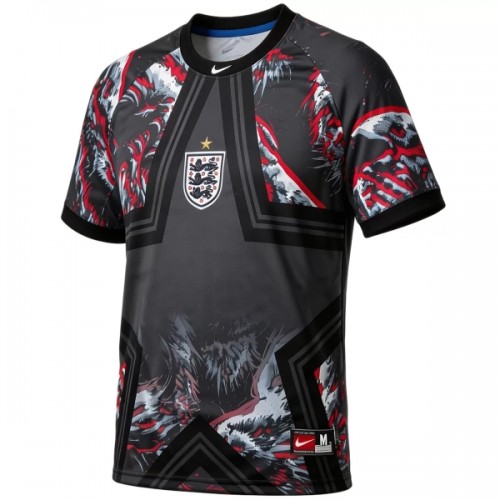 Maglia da Calcio Portiere Inghilterra Lifestyle Mondiali 2026 Nera per Uomo Maglia da Calcio Portiere Inghilterra Lifestyle Mondiali 2026 Nera per Uomo
