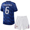 Maglia ufficiale Francia Camavinga 6 Casa Mondiali 2026 per Bambino Maglia ufficiale Francia Camavinga 6 Casa Mondiali 2026 per Bambino