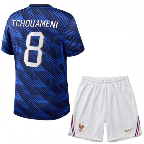 Maglia ufficiale Francia Tchouameni 8 Casa Mondiali 2026 per Bambino Maglia ufficiale Francia Tchouameni 8 Casa Mondiali 2026 per Bambino