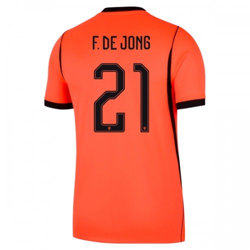 Maglia ufficiale Paesi Bassi F. De Jong 21 Casa Mondiali 2026 per Uomo Maglia ufficiale Paesi Bassi F. De Jong 21 Casa Mondiali 2026 per Uomo