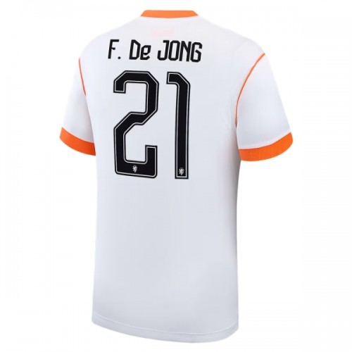 Maglia ufficiale Paesi Bassi F. De Jong 21 Trasferta Mondiali 2026 per Uomo Maglia ufficiale Paesi Bassi F. De Jong 21 Trasferta Mondiali 2026 per Uomo