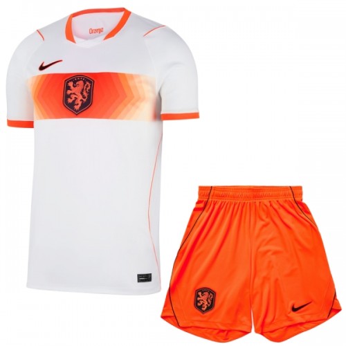 Maglia ufficiale Paesi Bassi Trasferta Mondiali 2026 per Bambino Maglia ufficiale Paesi Bassi Trasferta Mondiali 2026 per Bambino