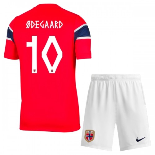 Maglia ufficiale Norvegia Odegaard 10 Casa Mondiali 2026 per Bambino Maglia ufficiale Norvegia Odegaard 10 Casa Mondiali 2026 per Bambino