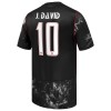 Maglia ufficiale Canada J. David 10 Trasferta Mondiali 2026 per Uomo Maglia ufficiale Canada J. David 10 Trasferta Mondiali 2026 per Uomo