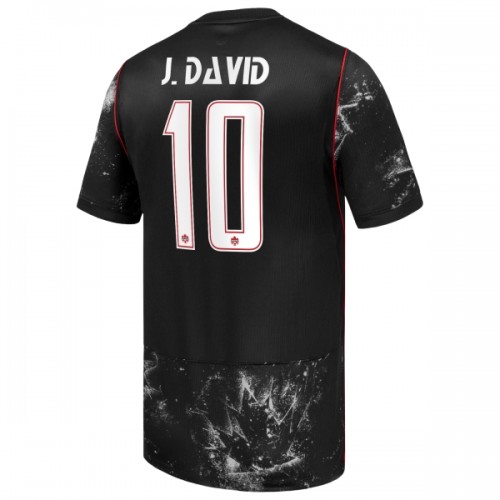 Maglia ufficiale Canada J. David 10 Trasferta Mondiali 2026 per Uomo Maglia ufficiale Canada J. David 10 Trasferta Mondiali 2026 per Uomo