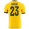 Maglia ufficiale Ecuador Caicedo 23 Casa Mondiali 2026 per Uomo