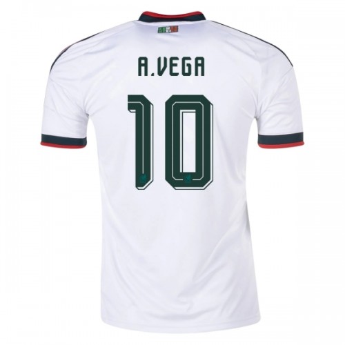 Maglia ufficiale Messico A. Vega 10 Trasferta Mondiali 2026 per Uomo Maglia ufficiale Messico A. Vega 10 Trasferta Mondiali 2026 per Uomo