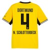 Maglia ufficiale Borussia Dortmund N. Schlotterbeck 4 Casa 2026-27 per Uomo Maglia ufficiale Borussia Dortmund N. Schlotterbeck 4 Casa 2026-27 per Uomo