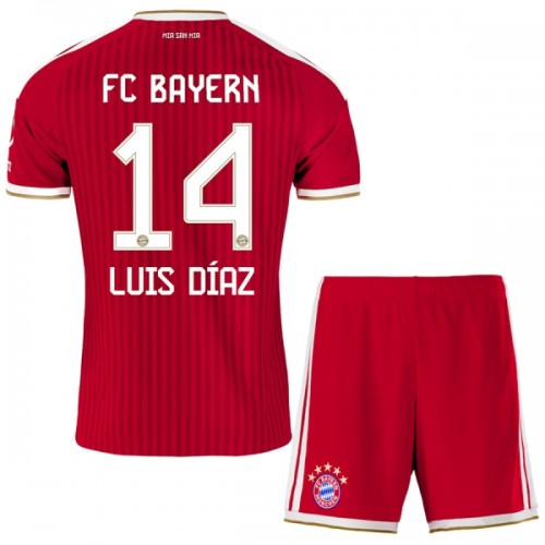 Maglia ufficiale FC Bayern Monaco Luis Diaz 14 Casa 2026-27 per Bambino Maglia ufficiale FC Bayern Monaco Luis Diaz 14 Casa 2026-27 per Bambino