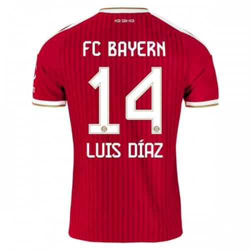 Maglia ufficiale FC Bayern Monaco Luis Diaz 14 Casa 2026-27 per Uomo Maglia ufficiale FC Bayern Monaco Luis Diaz 14 Casa 2026-27 per Uomo